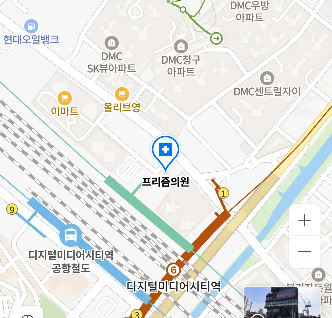 프리즘의원 위치