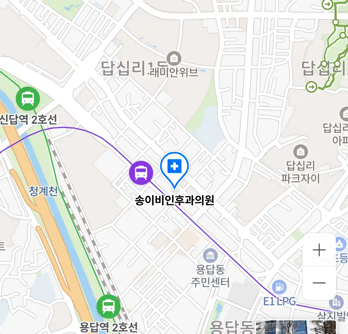 송이비인후과의원 위치