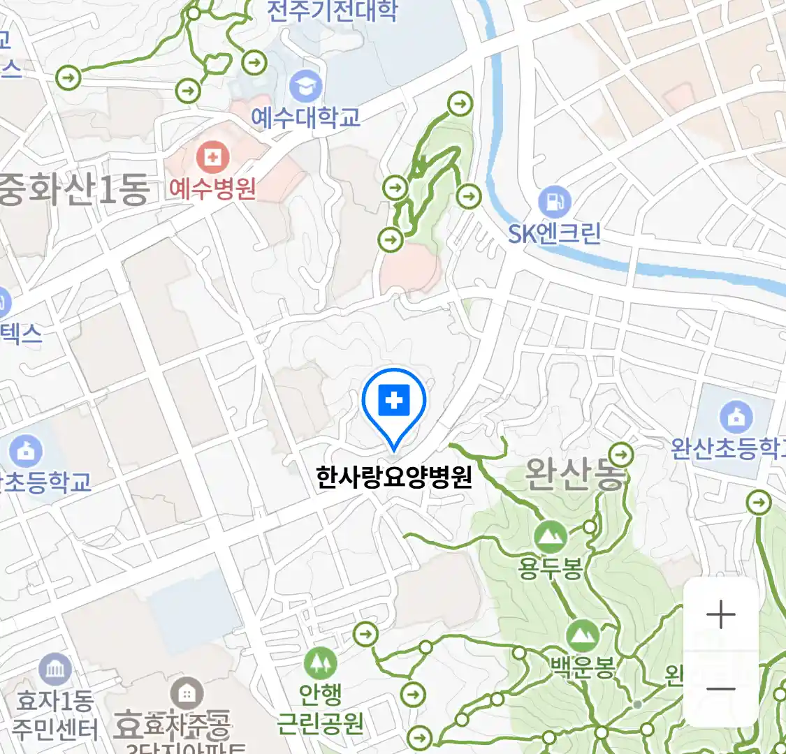 한사랑요양병원 위치