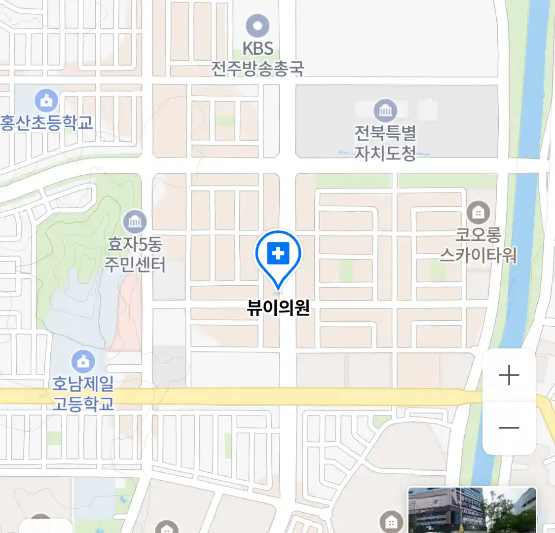 뷰이의원 위치