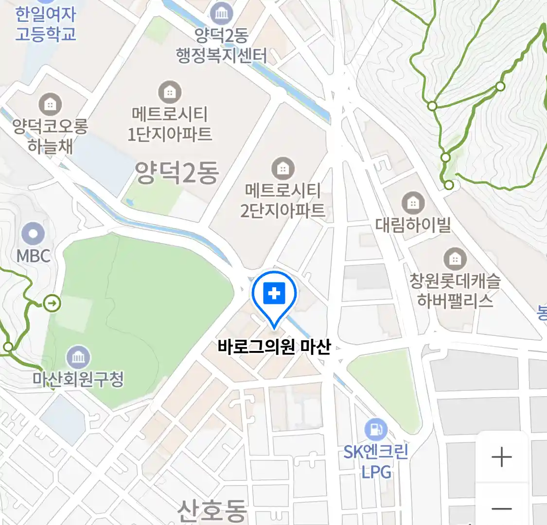 바로그의원 마산 위치