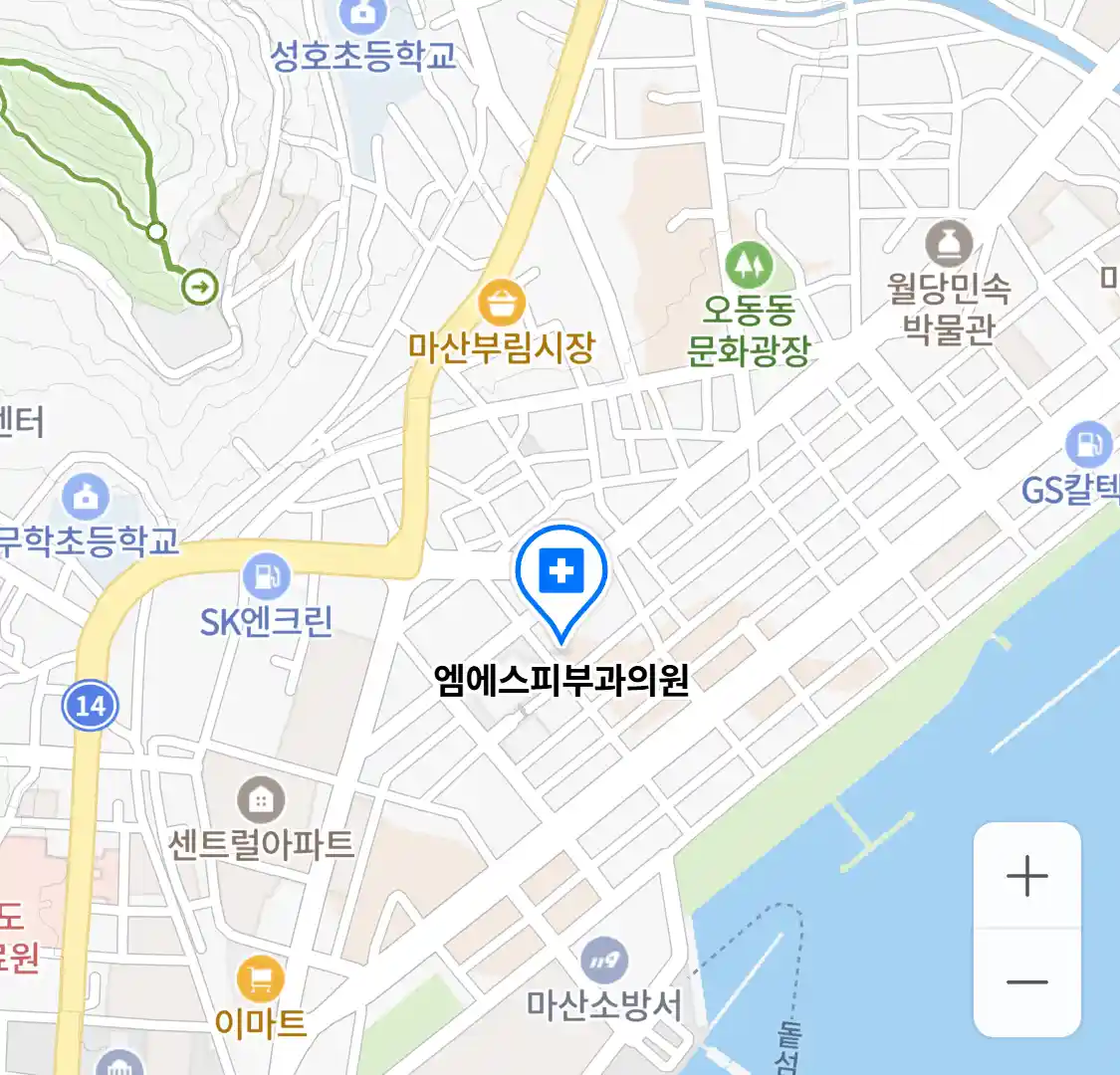 엠에스피부과의원 위치