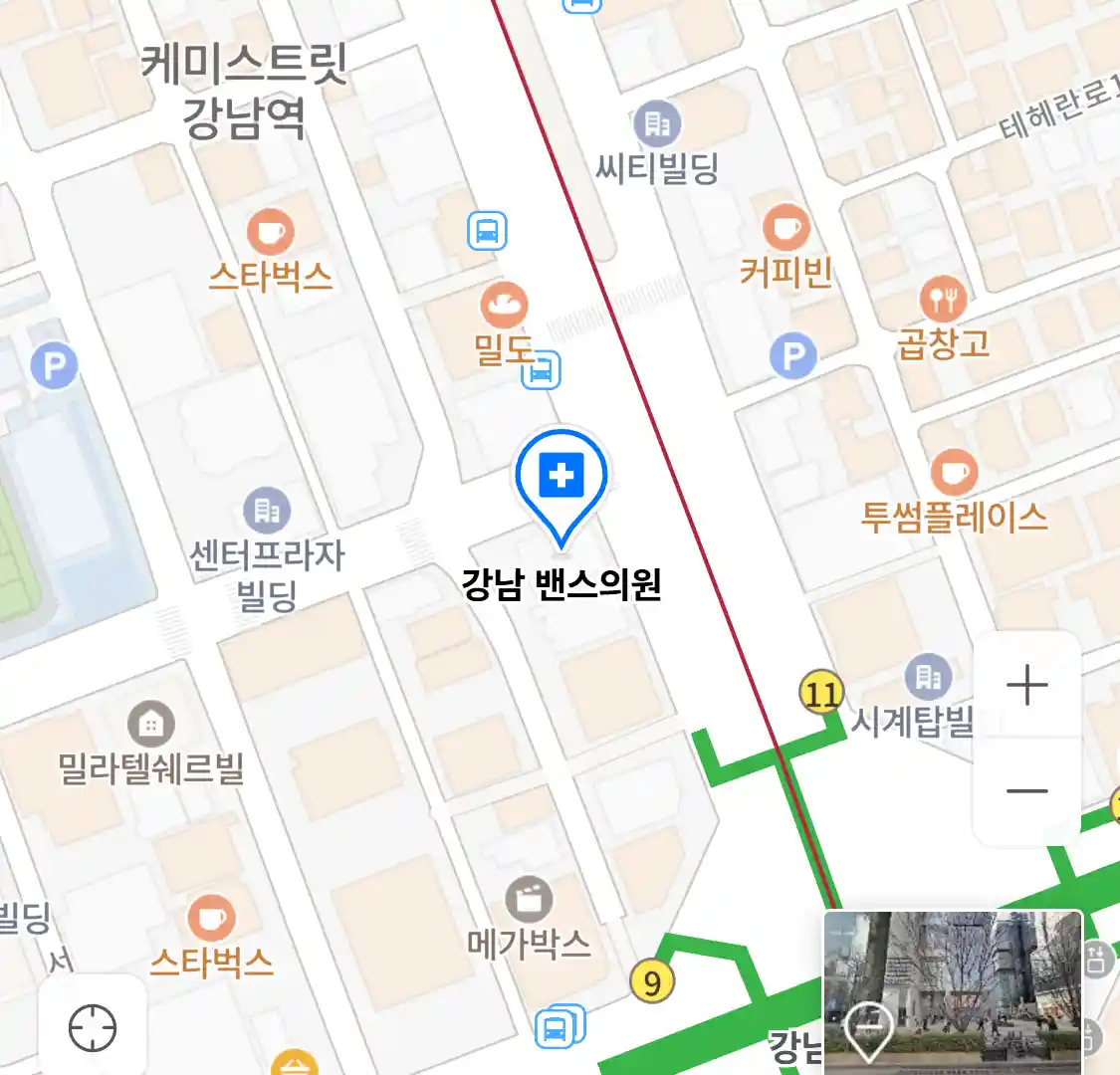 강남 밴스의원 위치