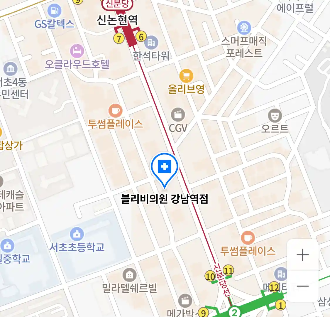 블리비의원 강남역점 위치
