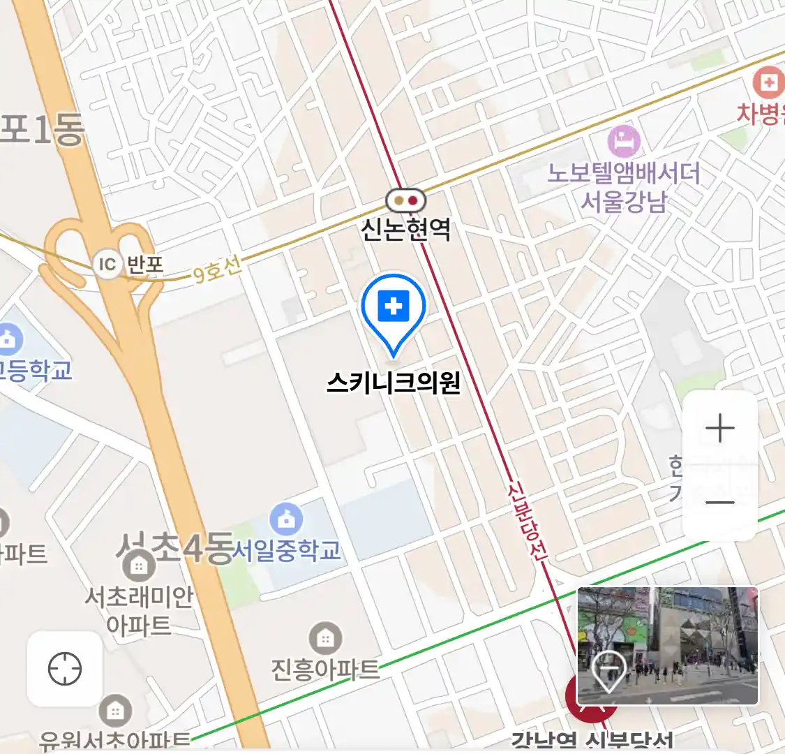 스키니크의원 위치