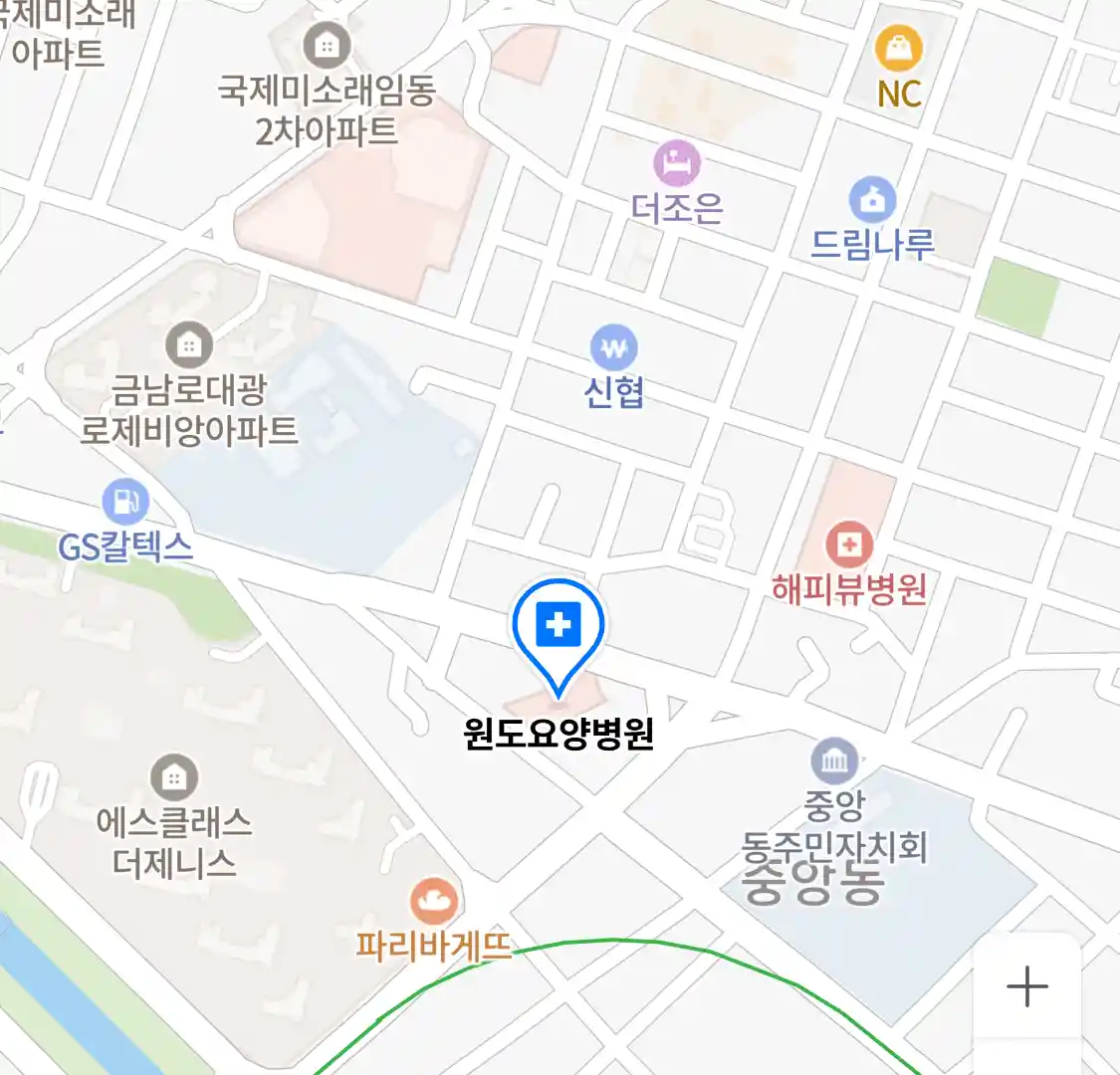 원도요양병원 위치