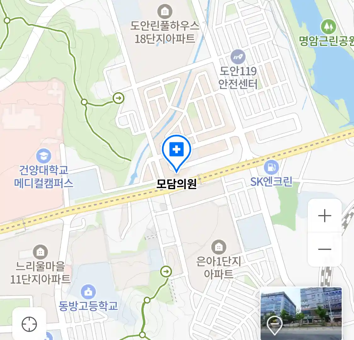 모담의원 위치