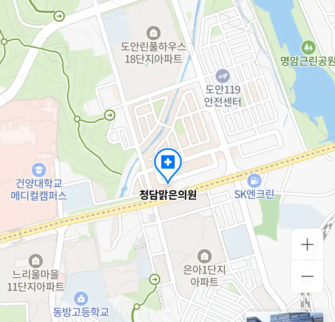 청담맑은의원 위치