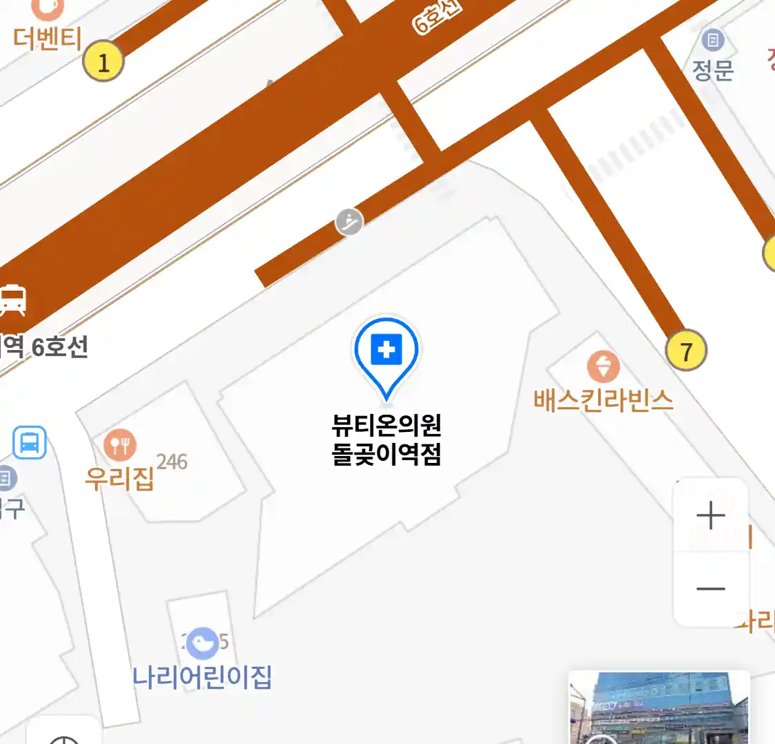 뷰티온의원 돌곶이역점 위치