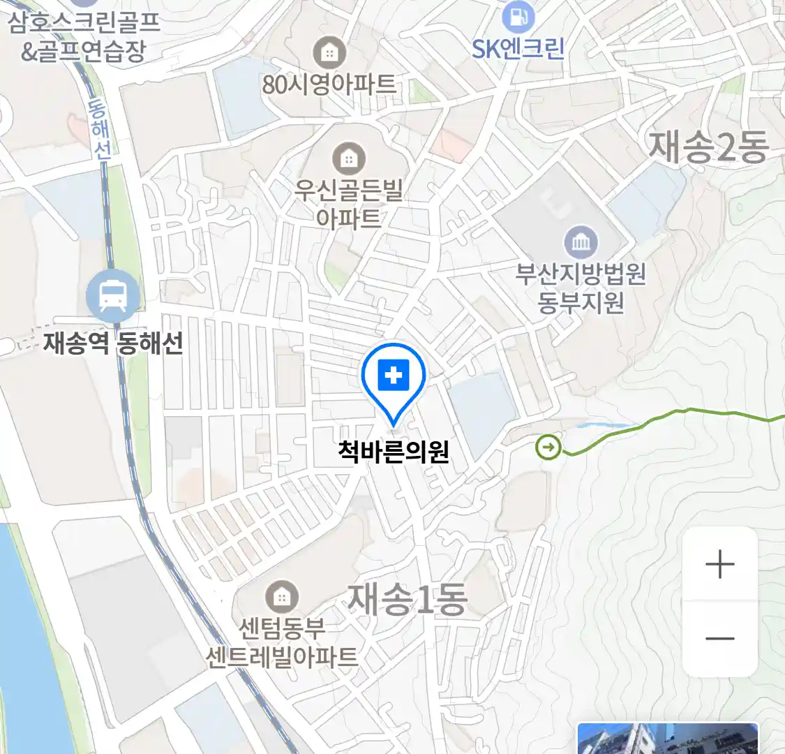 척바른의원 위치