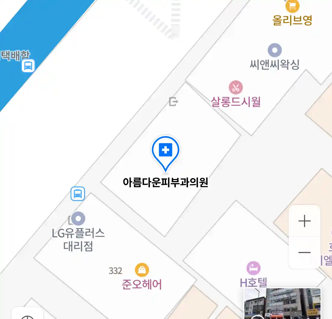 아름다운피부과의원 위치