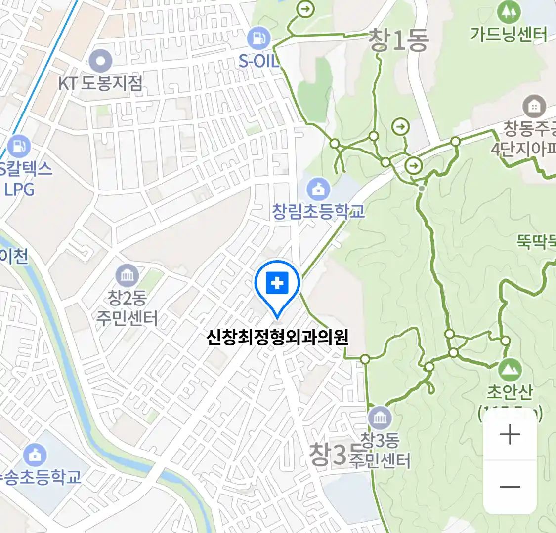 신창최정형외과의원 위치