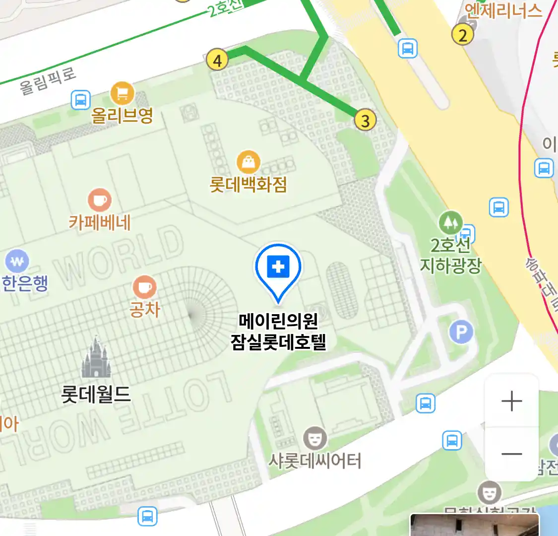 메이린의원 잠실롯데호텔 위치