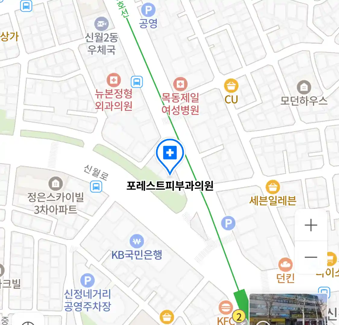 포레스트피부과의원 위치