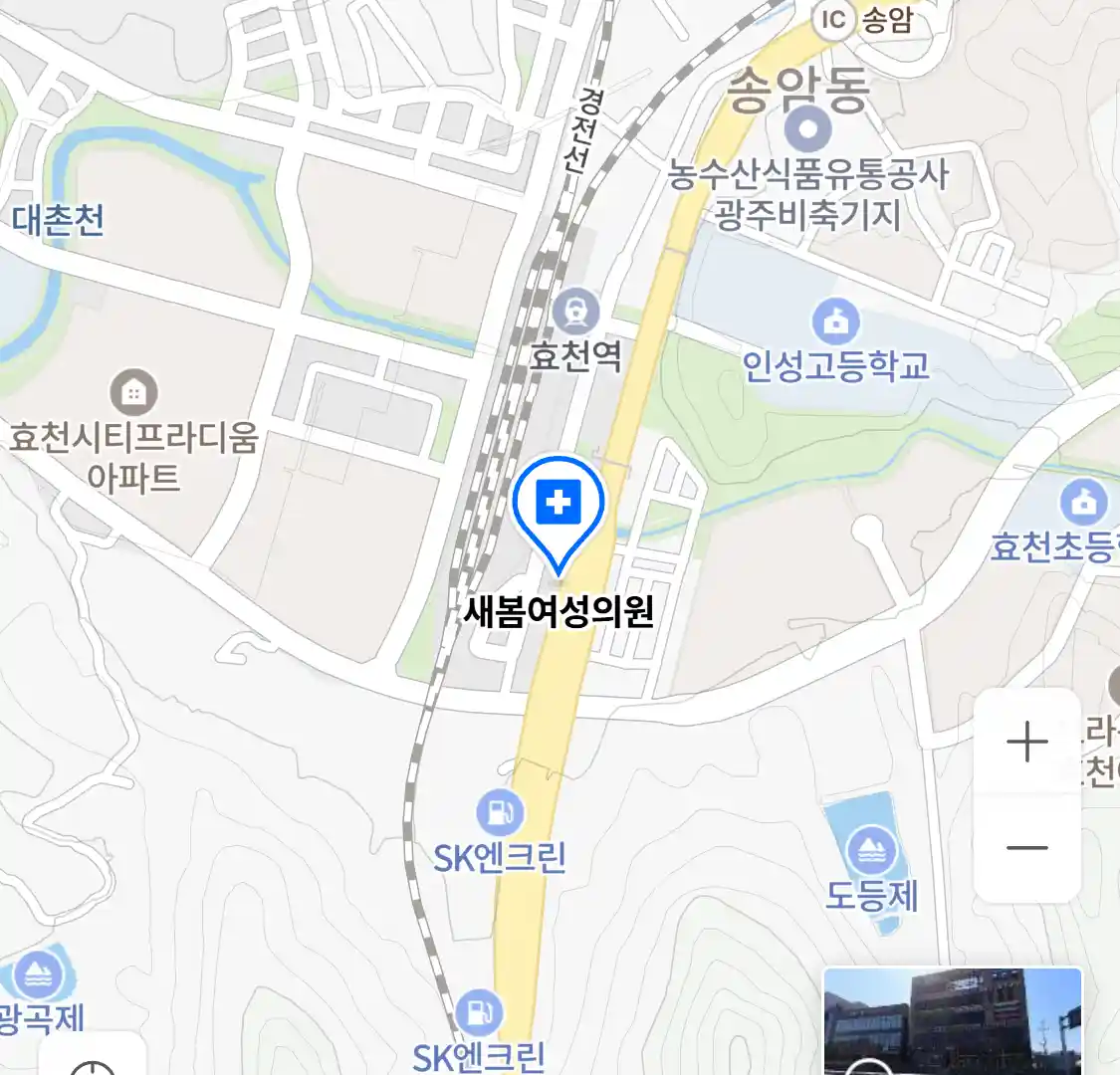 새봄여성의원 위치