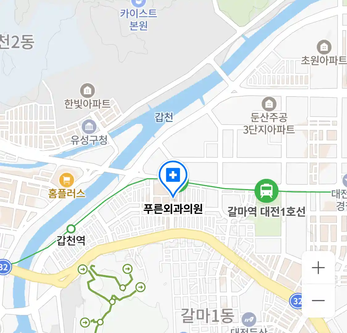 푸른외과의원 위치