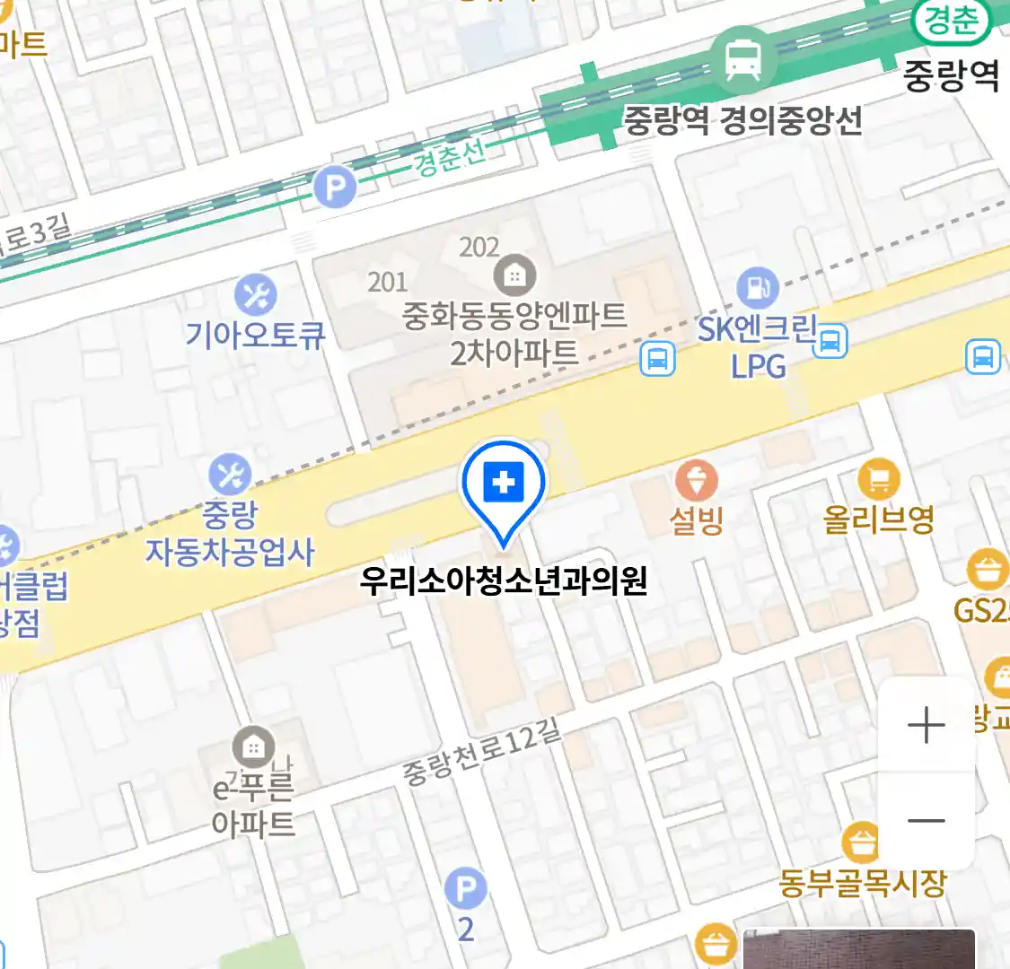우리소아청소년과의원 위치