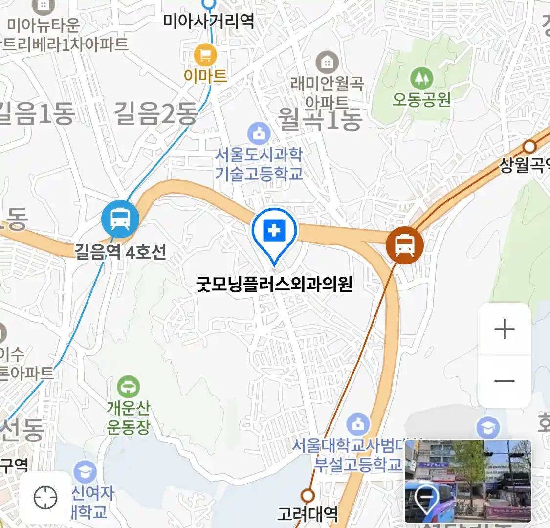 굿모닝플러스외과의원 위치