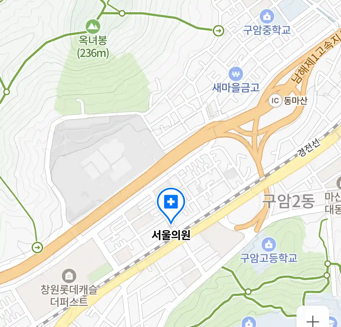 서울의원 위치 지도