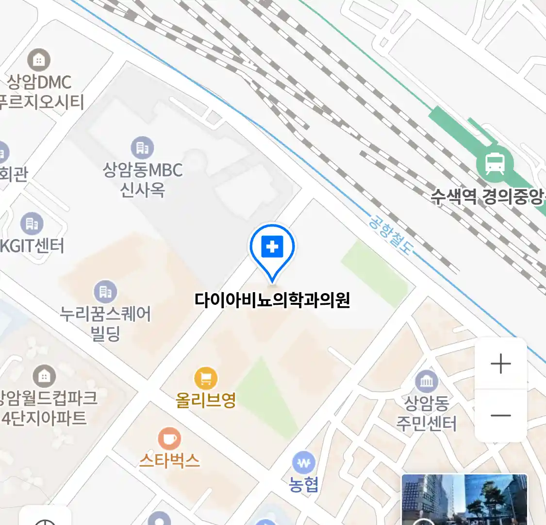 다이아비뇨의학과의원 위치