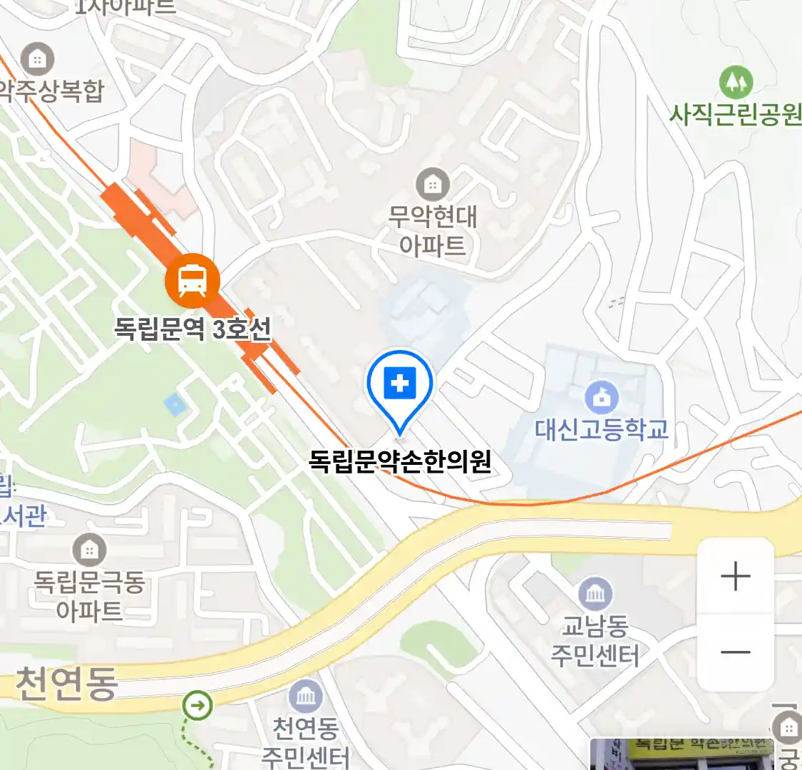 독립문약손한의원 위치