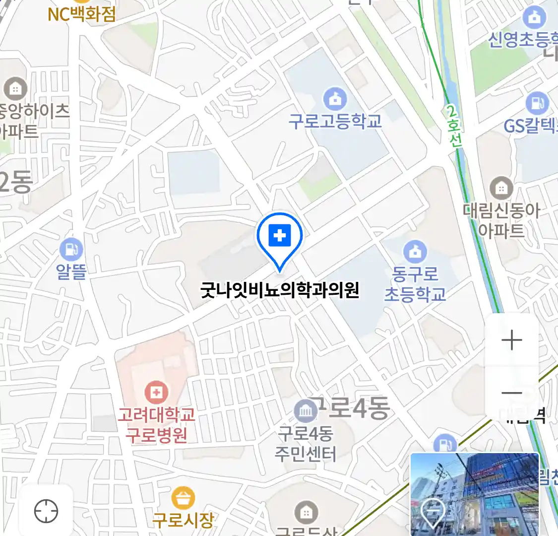 굿나잇비뇨의학과의원 위치