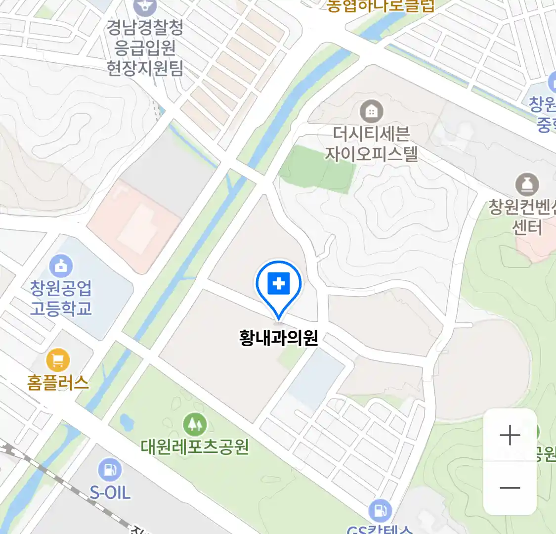 황내과의원 위치