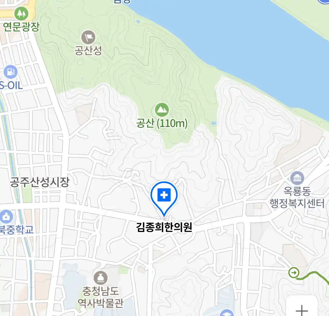 김종희한의원 위치 지도