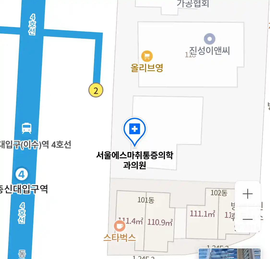 서울에스마취통증의학과의원 위치