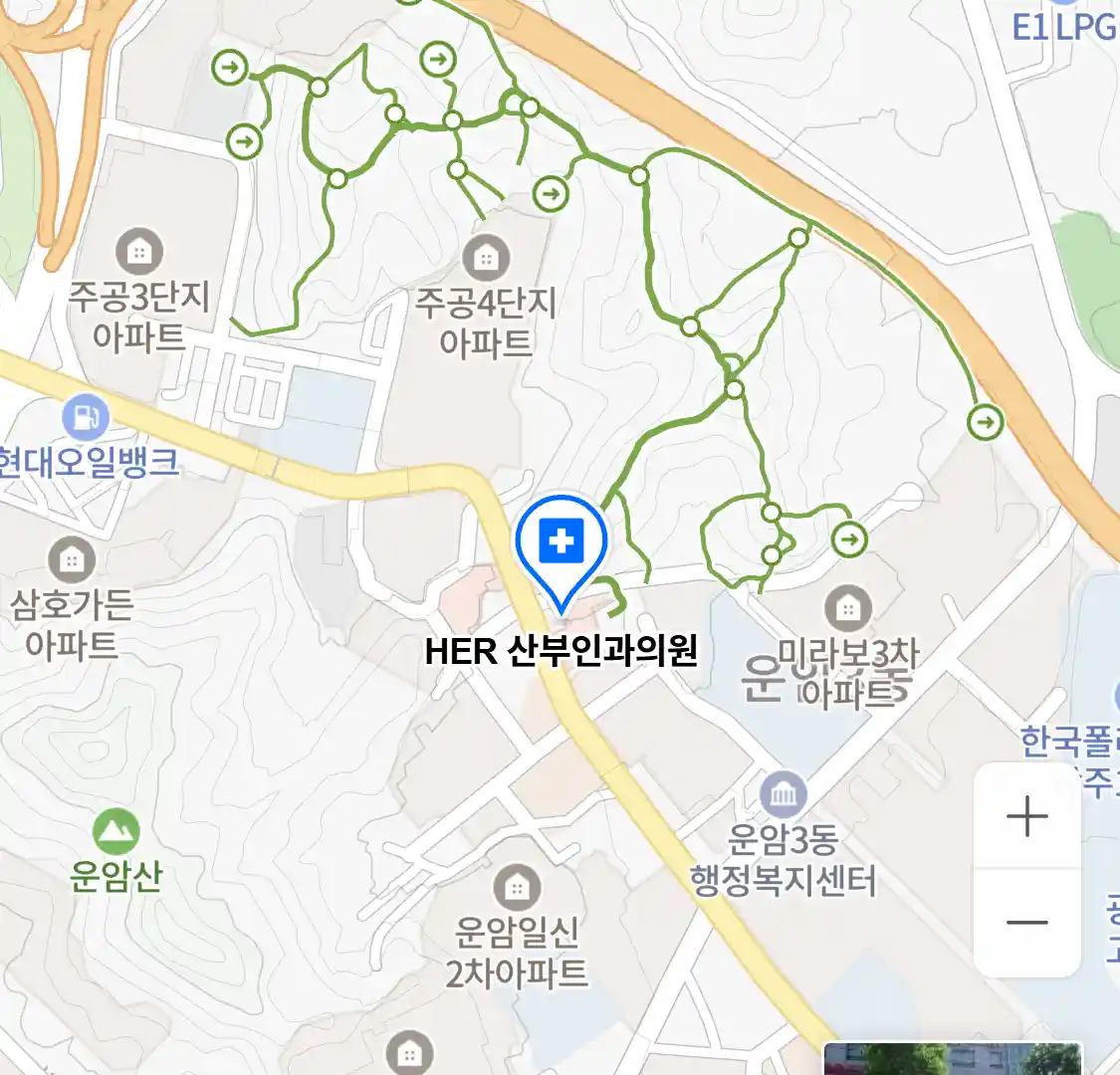 HER 산부인과의원 위치