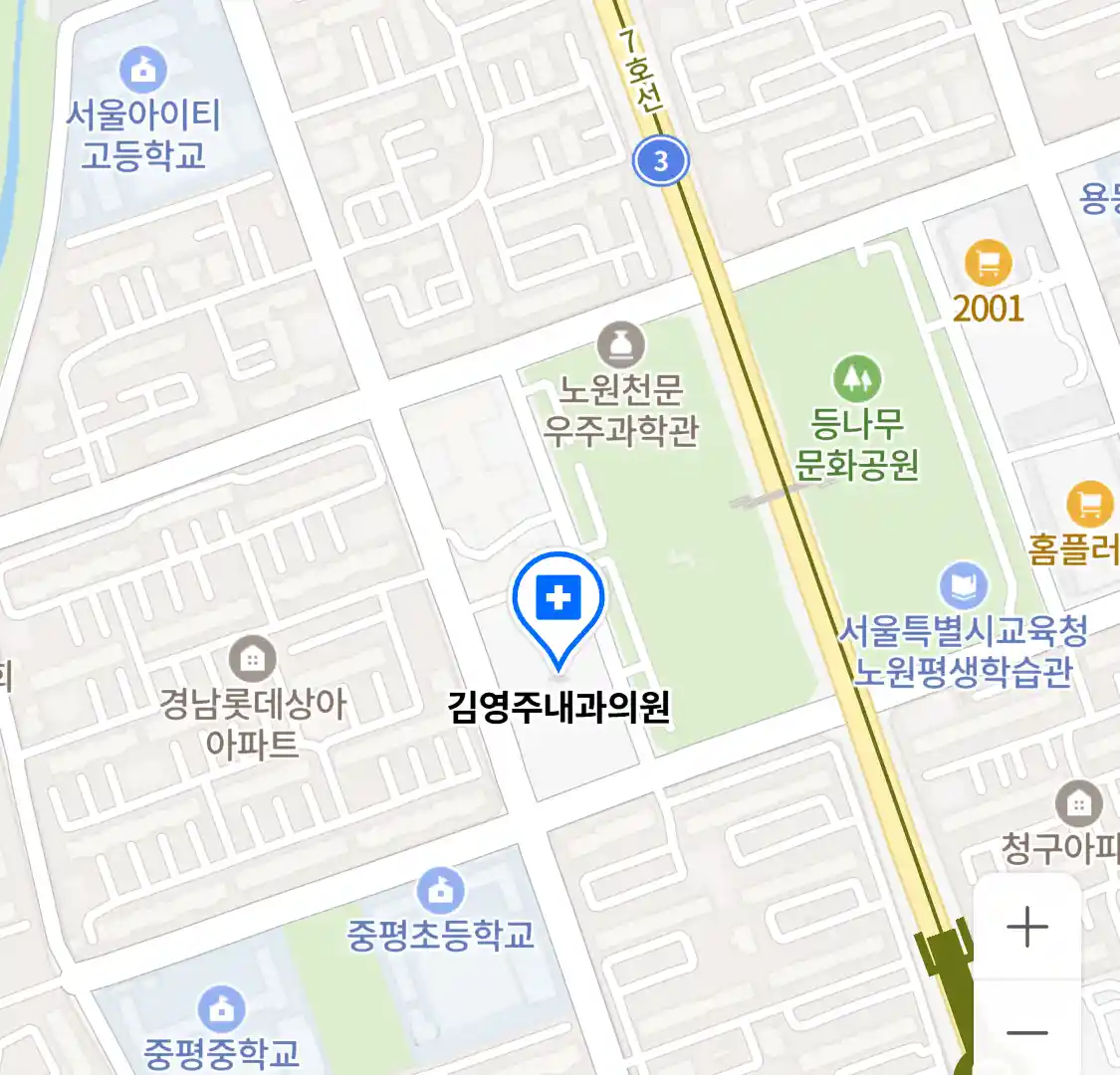 김영주내과의원 위치