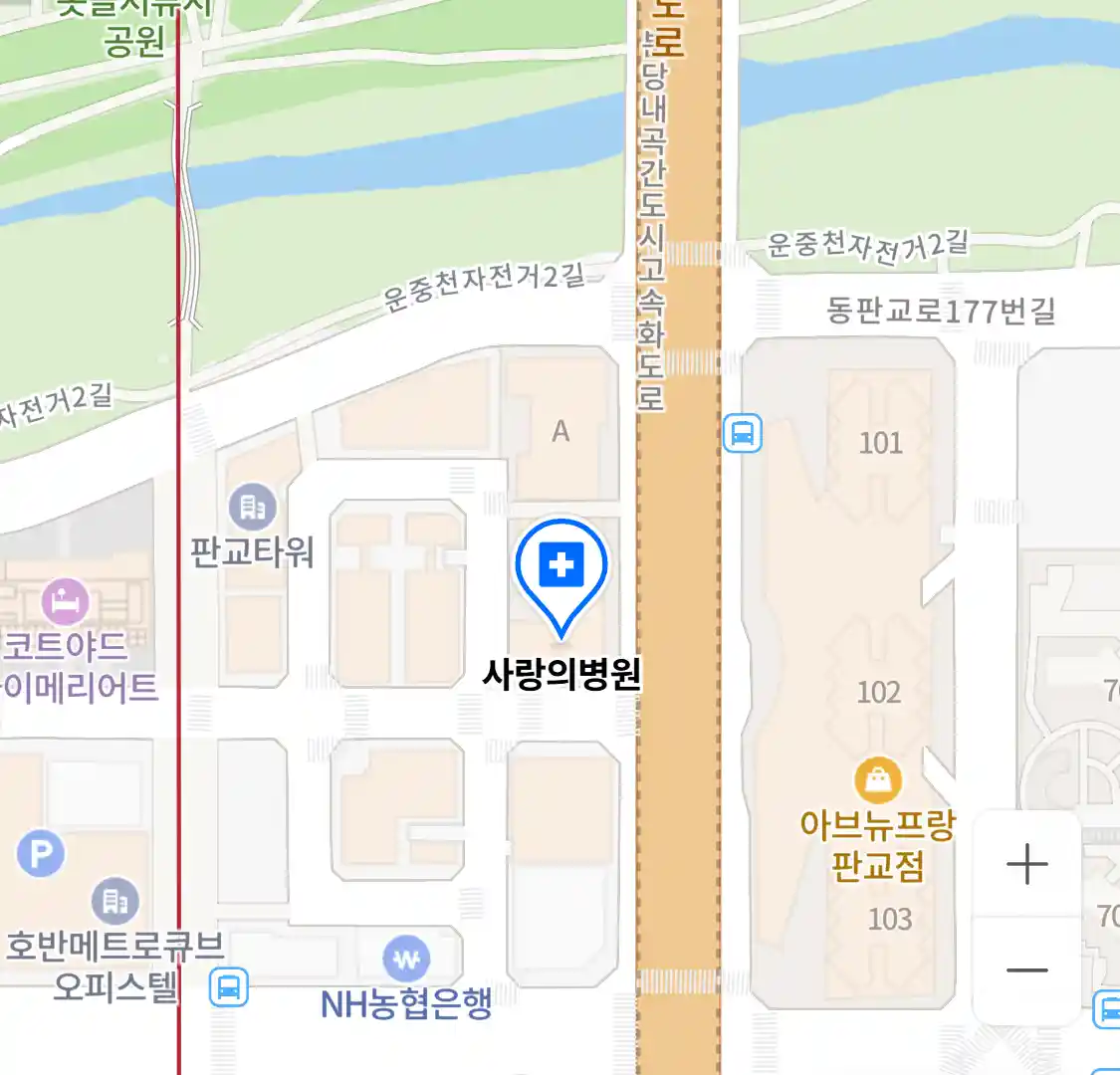 사랑의병원 위치