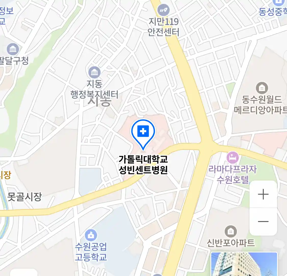 가톨릭대학교 성빈센트병원 위치