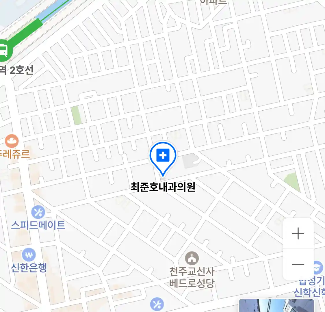 최준호내과의원 위치