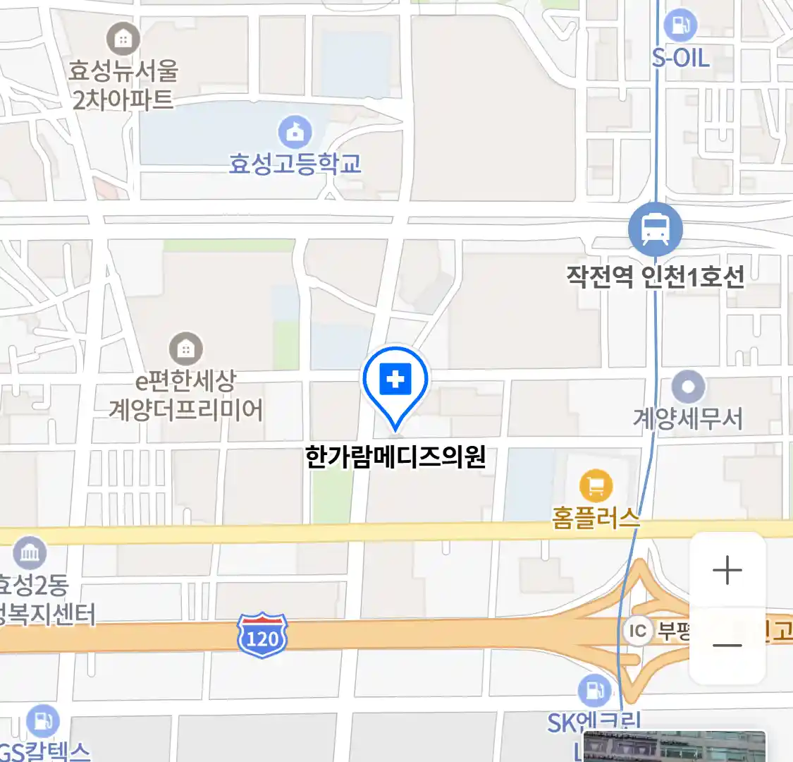 한가람메디즈의원 위치
