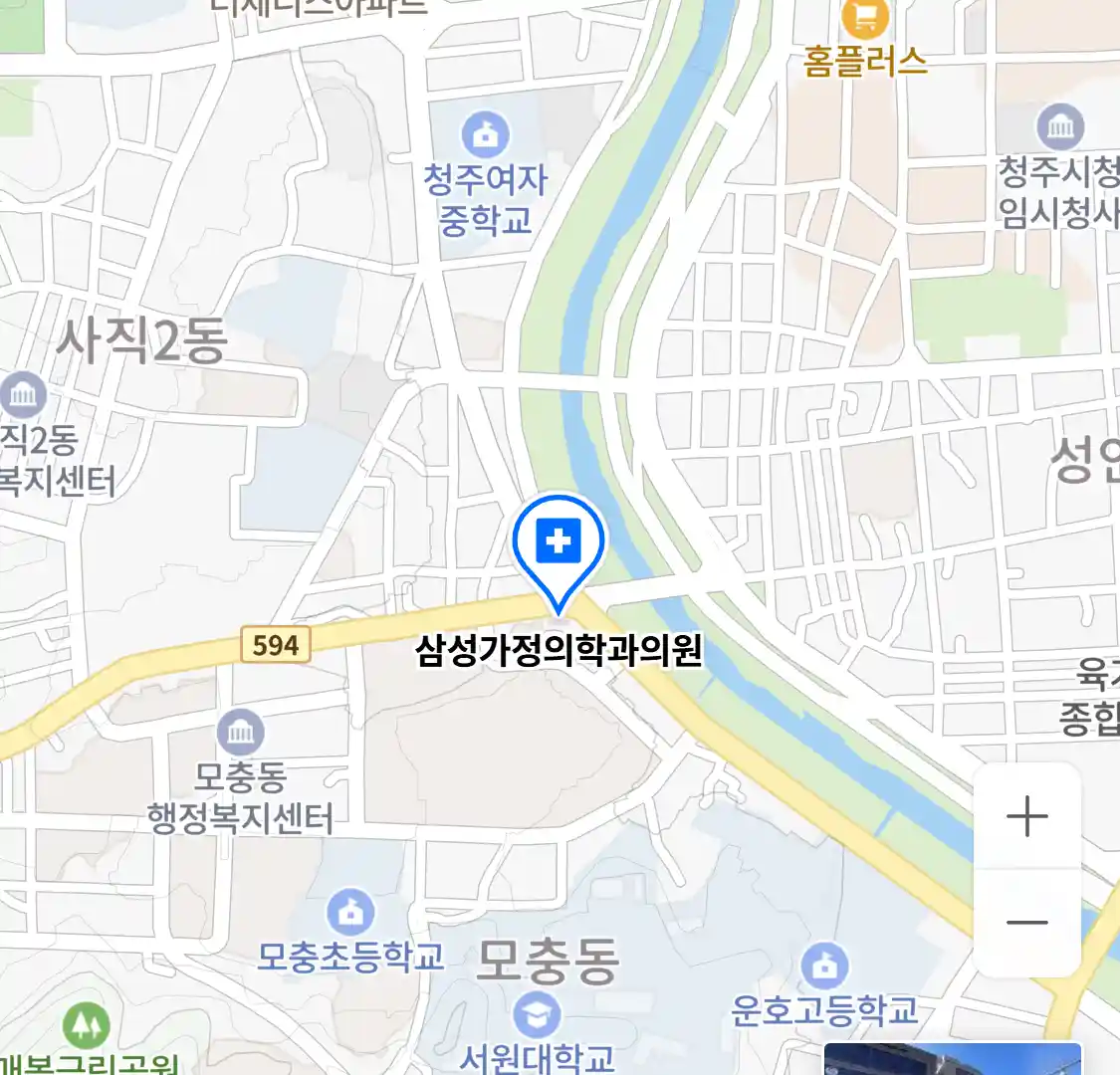 삼성가정의학과의원 위치