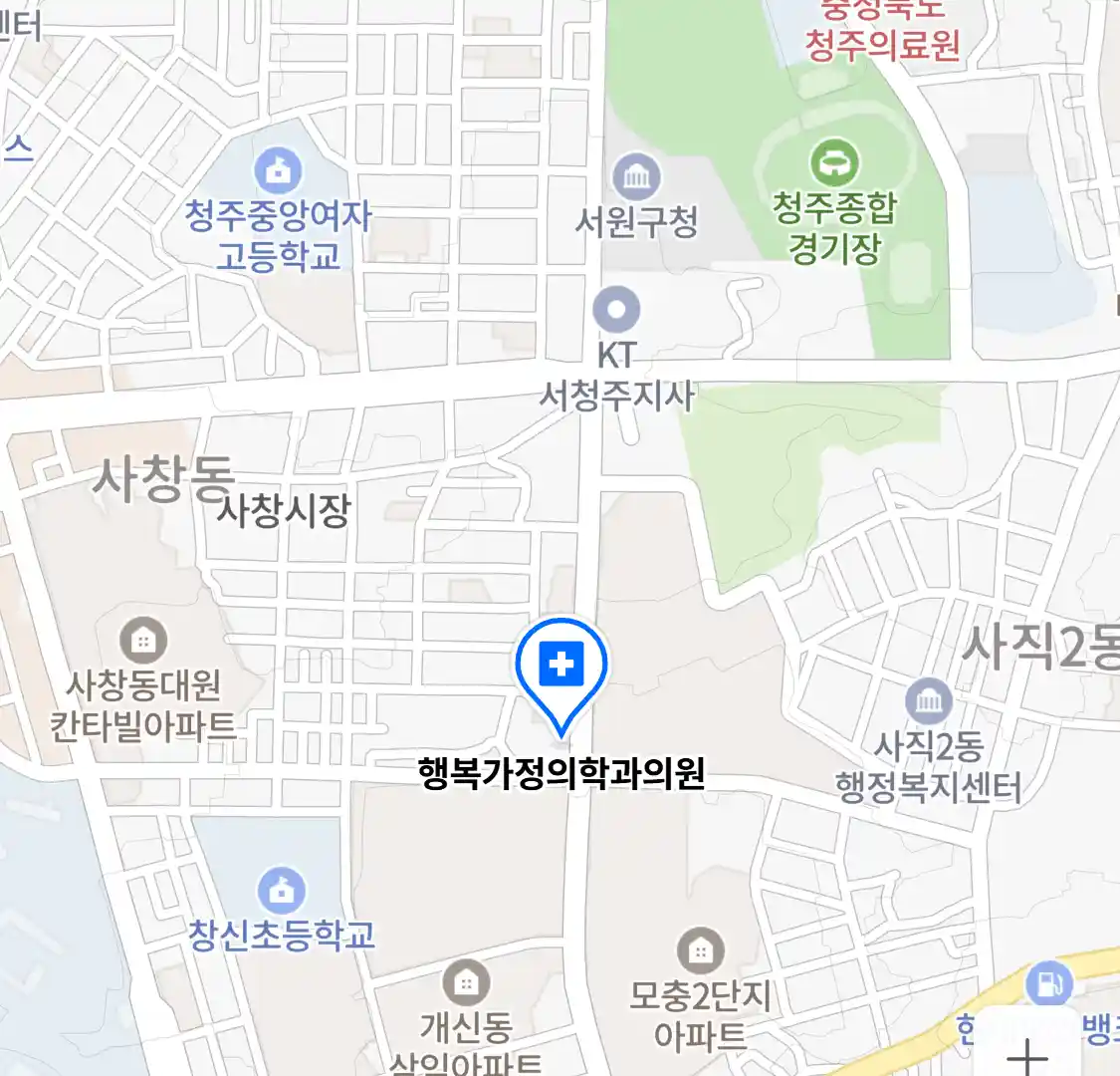 행복가정의학과의원 위치