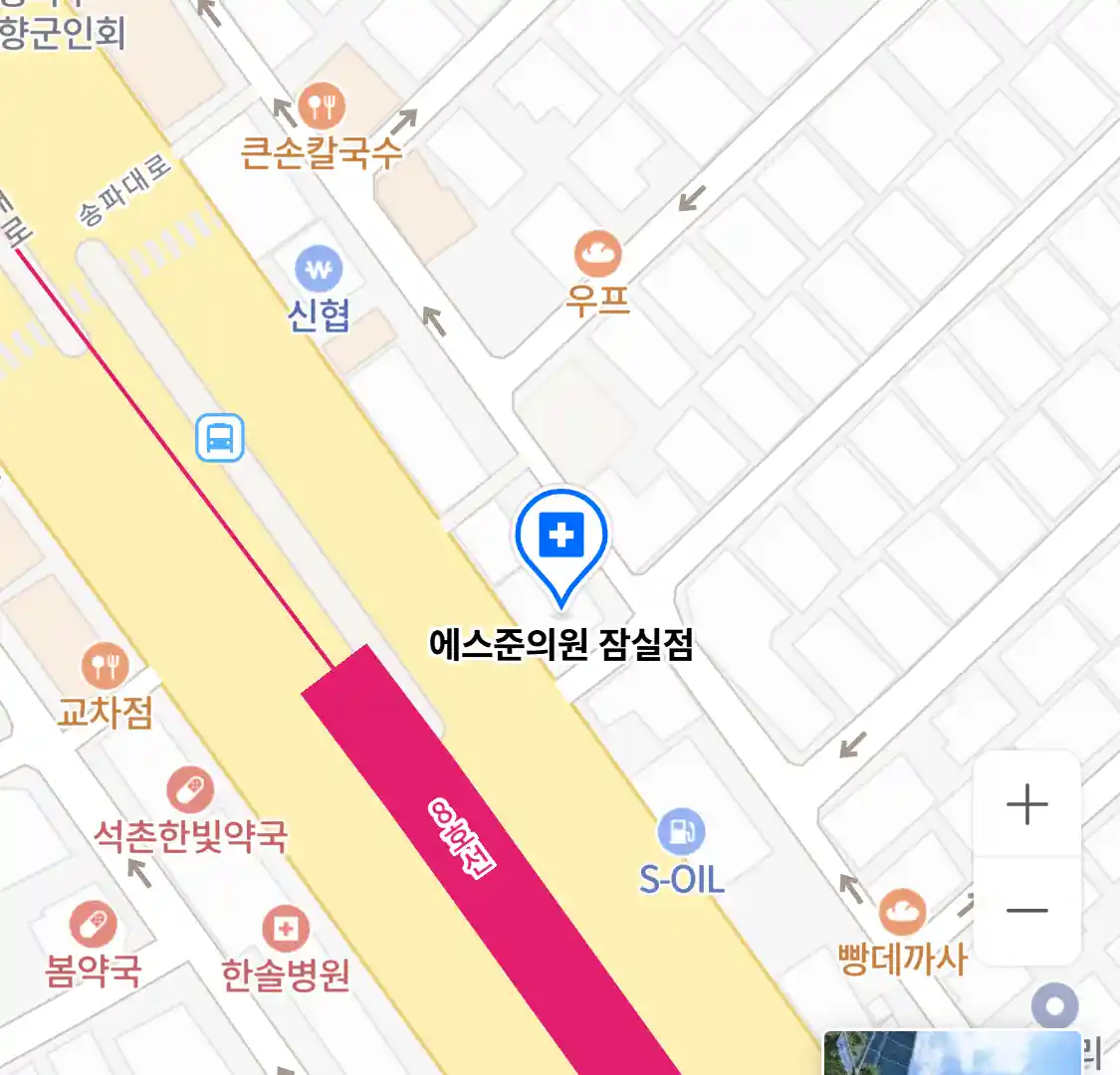 에스준의원 잠실점 위치