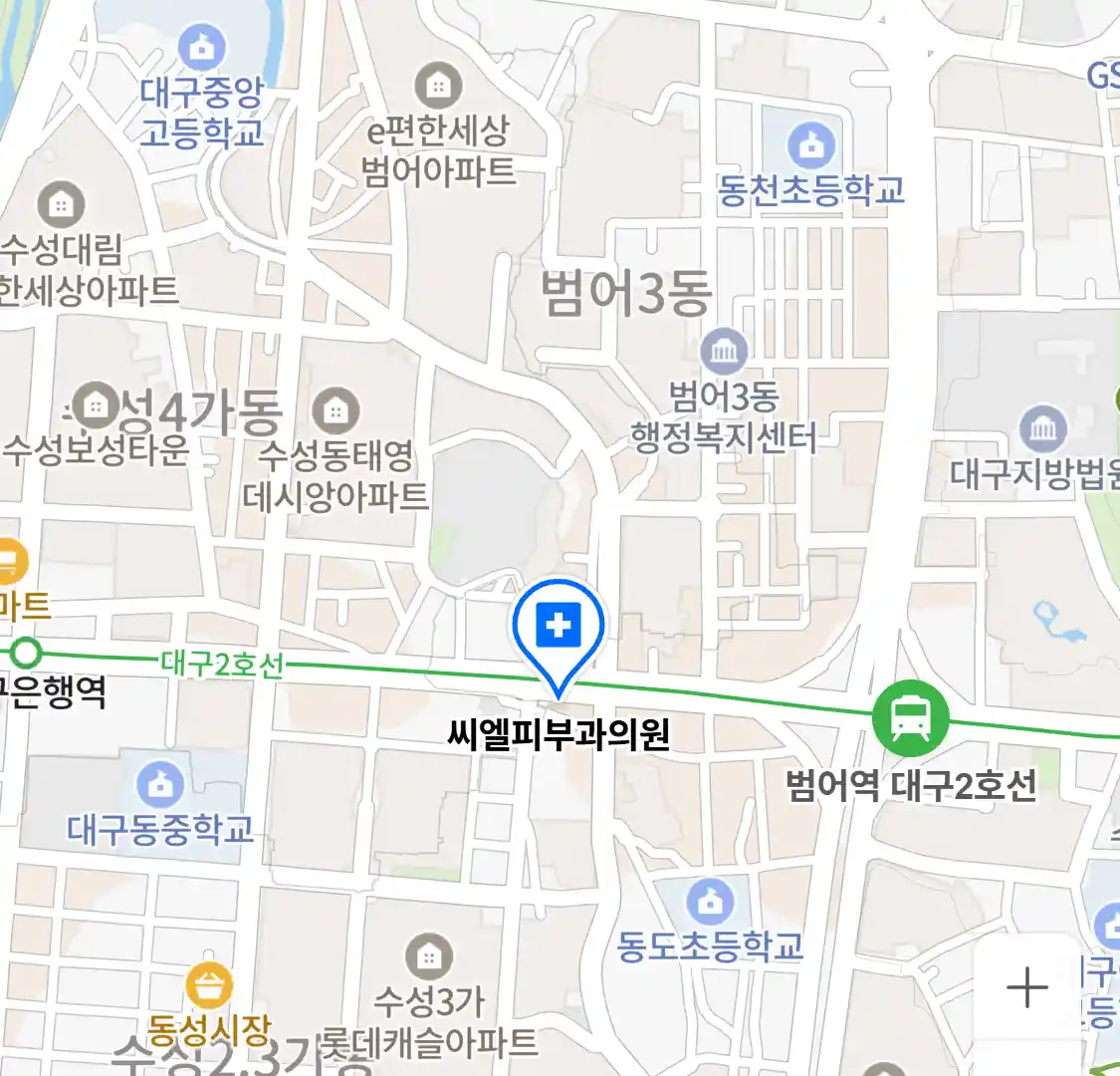 씨엘피부과의원 위치