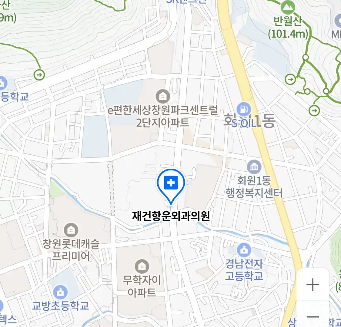 재건항운외과의원 위치