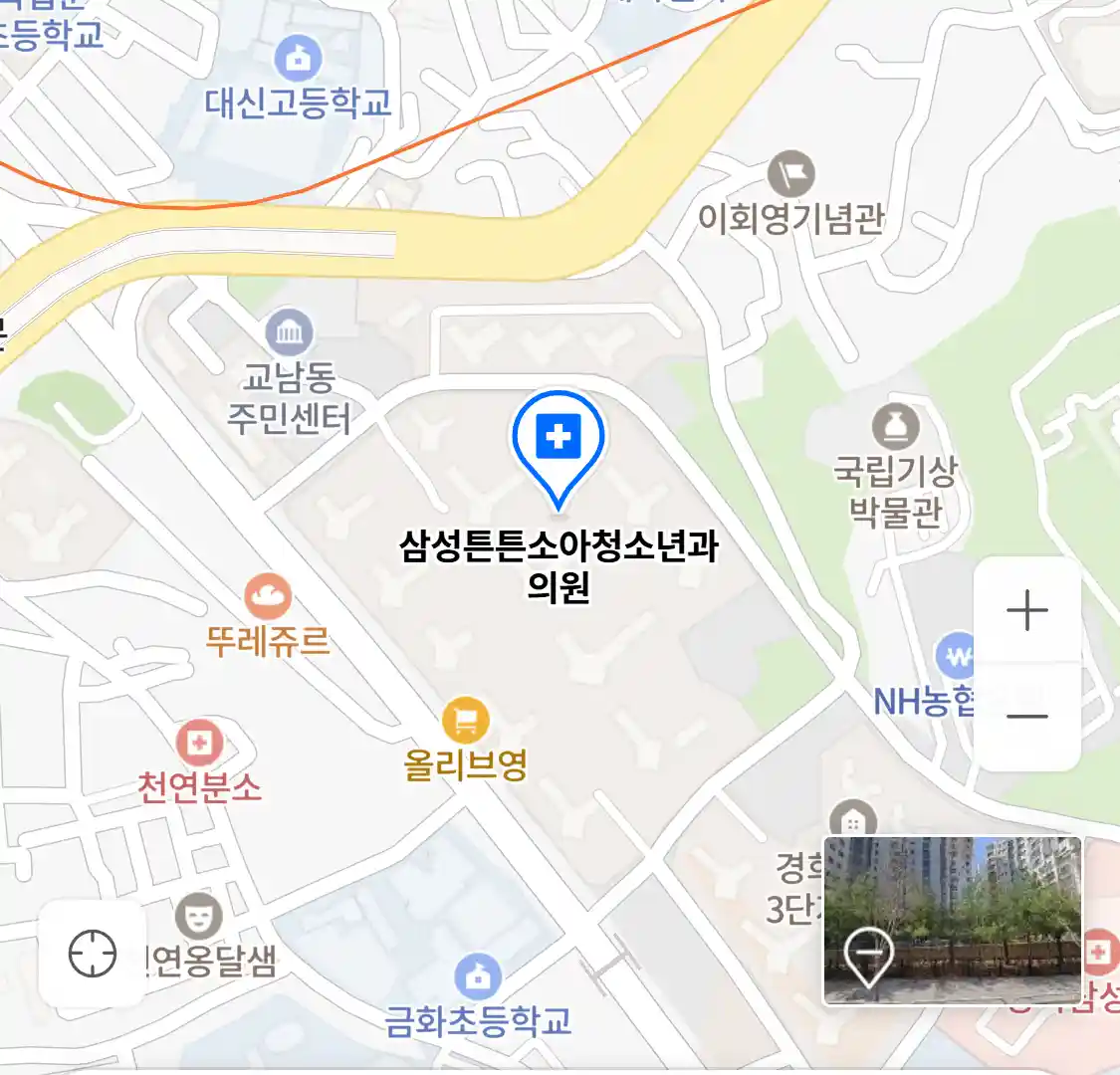삼성튼튼소아청소년과의원 위치