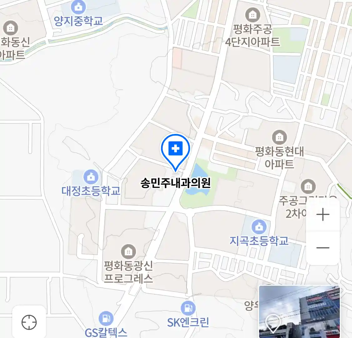 송민주내과의원 위치