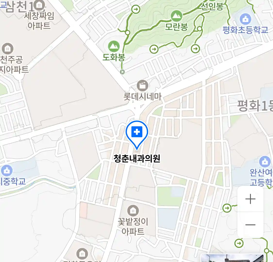 청춘내과의원 위치